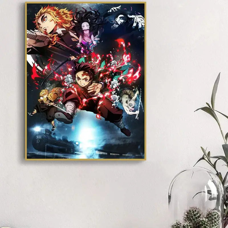 Anime Demon Slayer Canvas Posters