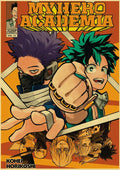 Decorbites anime poster collection featuring my hero academia and chainsaw man with vibrant colors and high-quality print