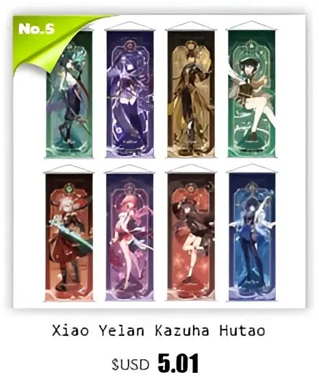 Anime Poster Wall Art Genshin