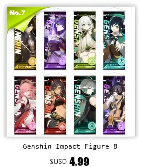 Anime Poster Wall Art Genshin