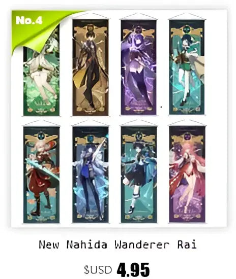 Anime Poster Wall Art Genshin