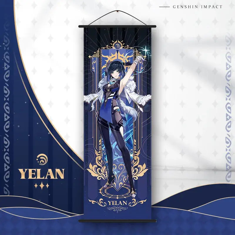 Anime Poster Wall Art Genshin