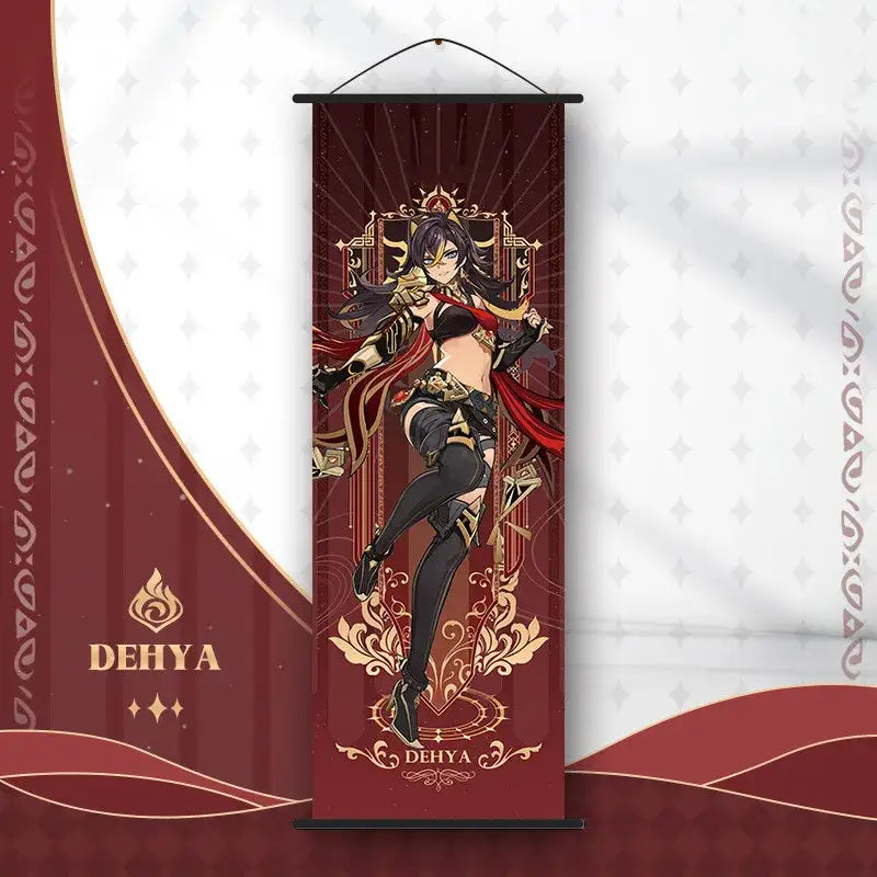 Anime Poster Wall Art Genshin