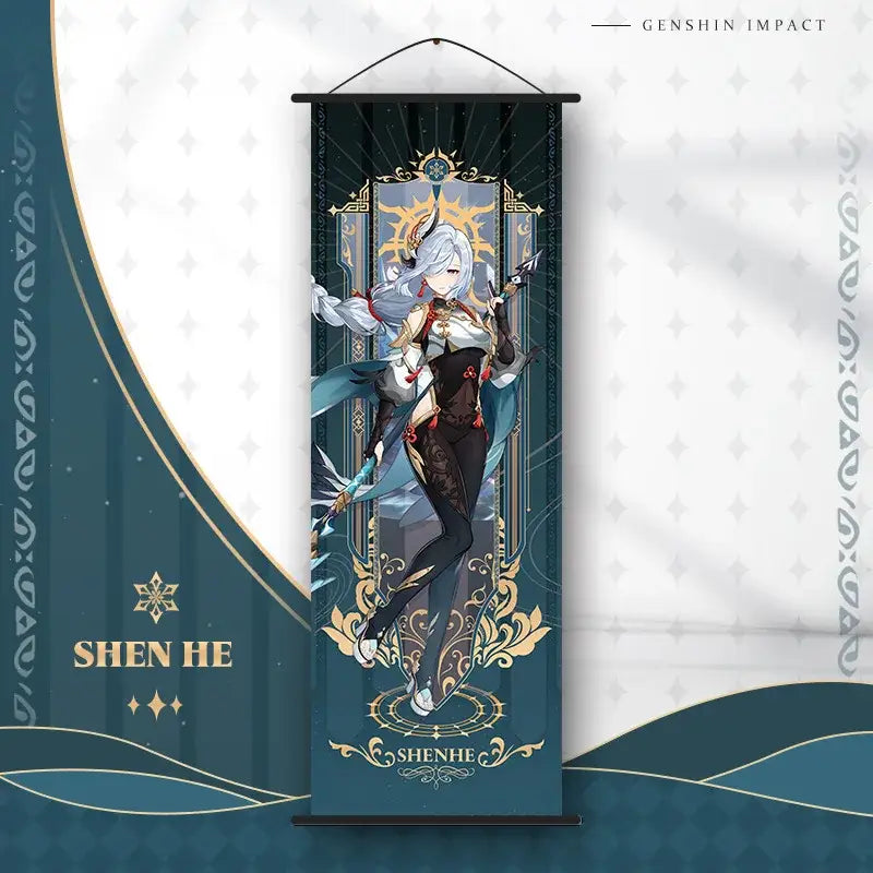 Anime Poster Wall Art Genshin