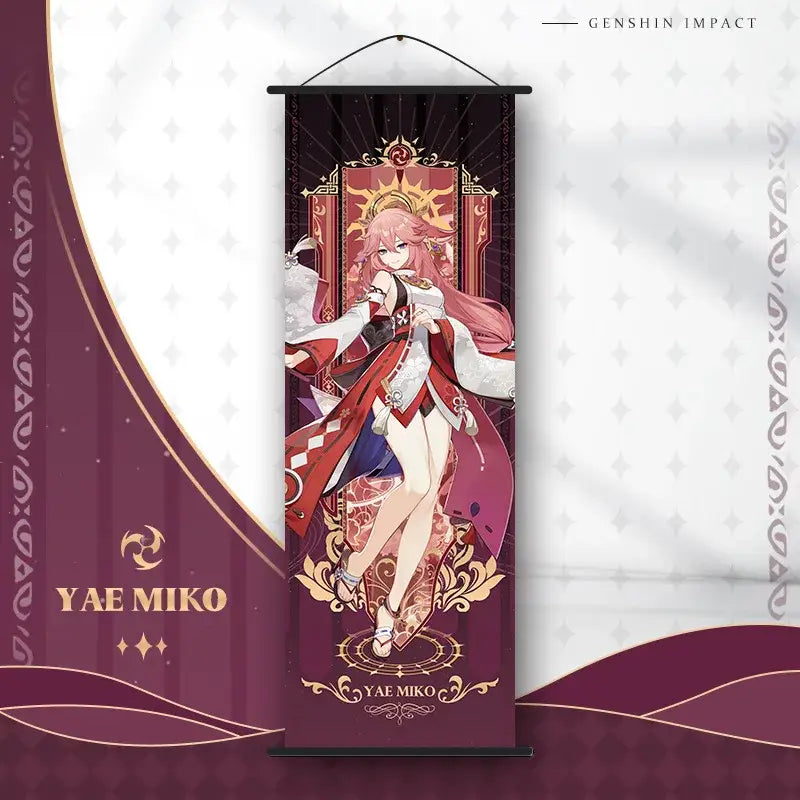 Anime Poster Wall Art Genshin