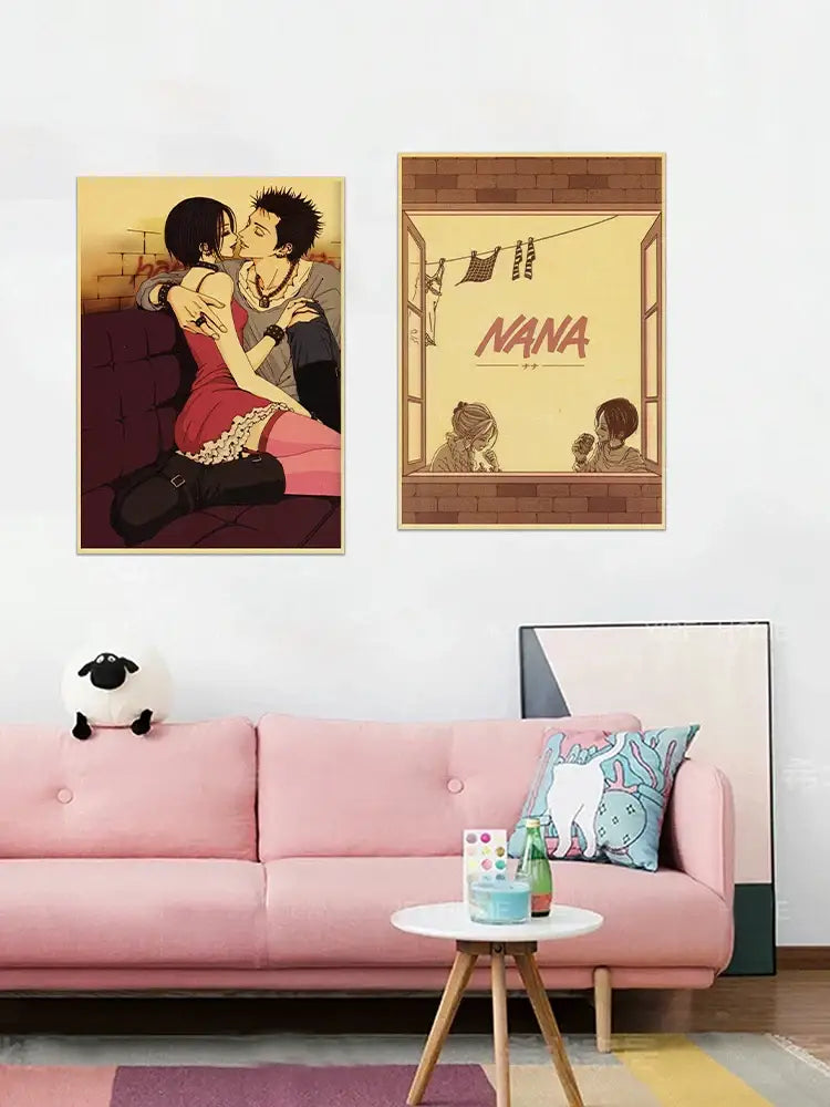 Anime Retro Poster Set