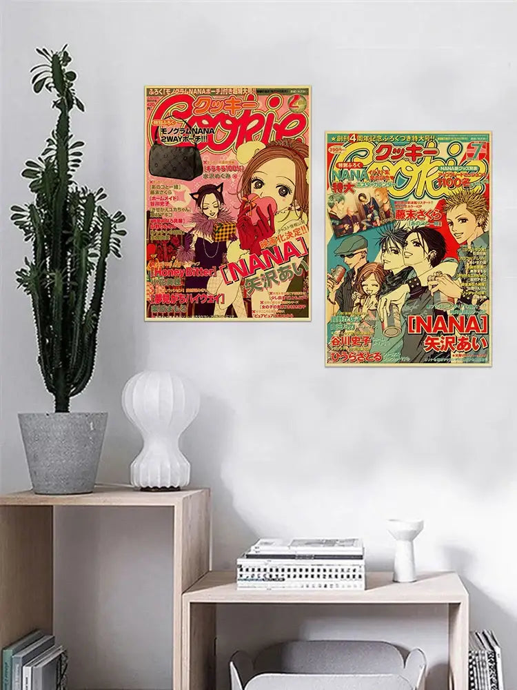 Anime Retro Poster Set
