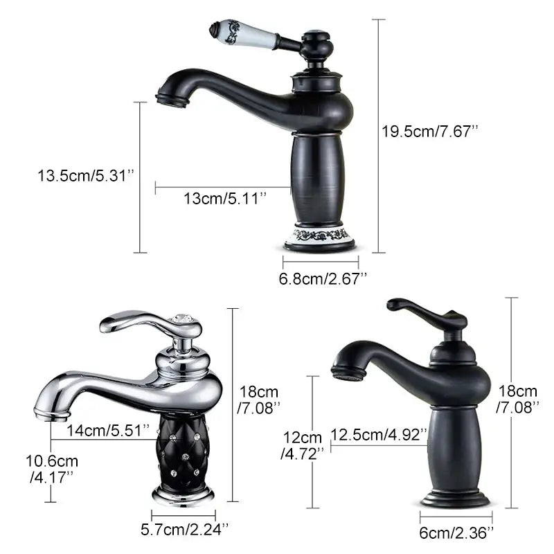 Antique Bronze Bathroom Faucet Mixer