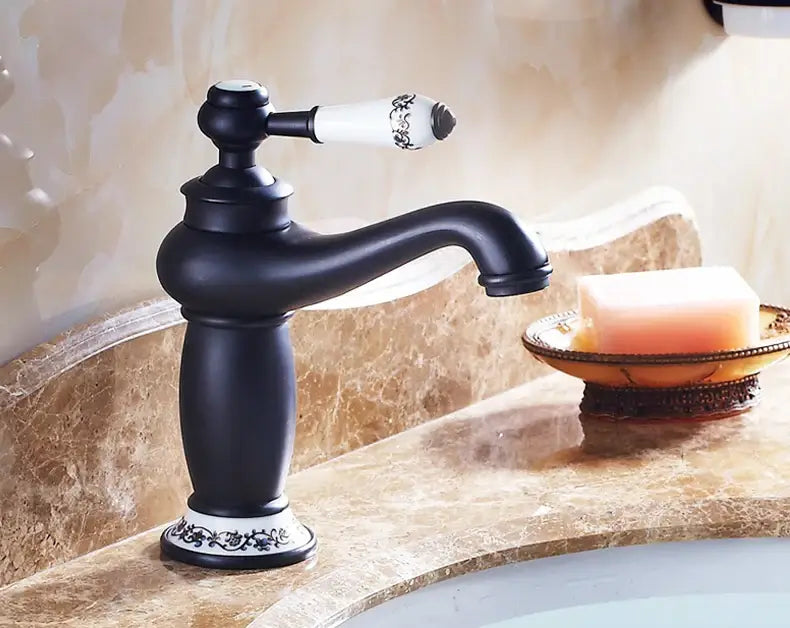 Antique Bronze Bathroom Faucet Mixer