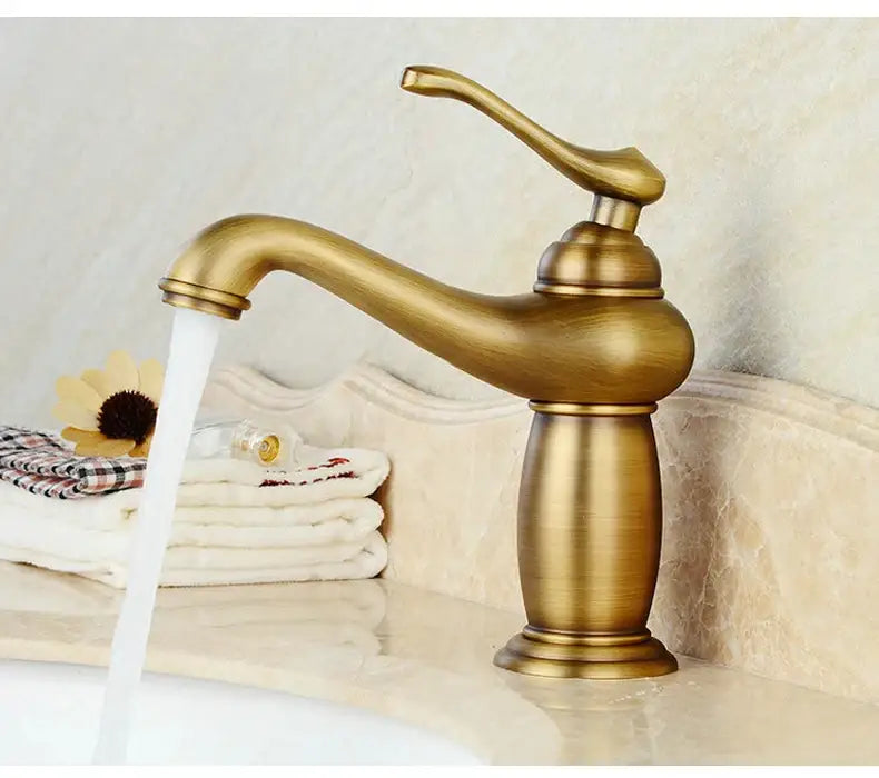 Antique Bronze Bathroom Faucet Mixer