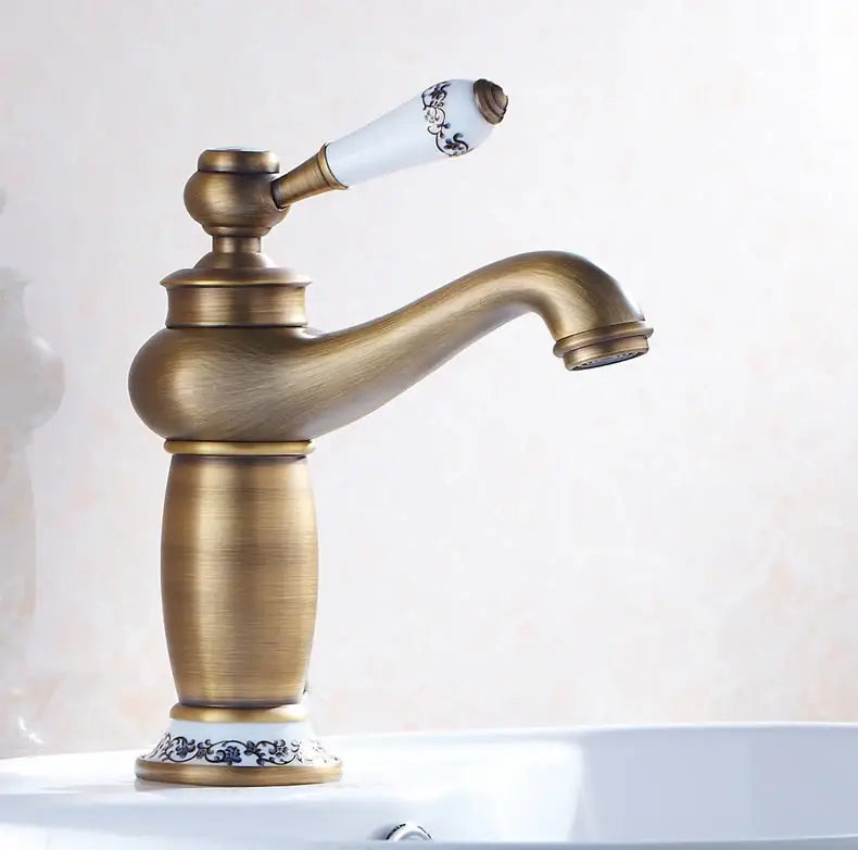 Antique Bronze Bathroom Faucet Mixer