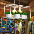 Antiqued Metal Island Lamp Hanging