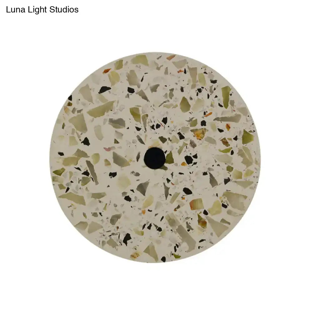 Art deco mosaic terrazzo led wall light living room sconce