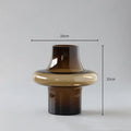 Artisan Glass Vase Elegant Decor