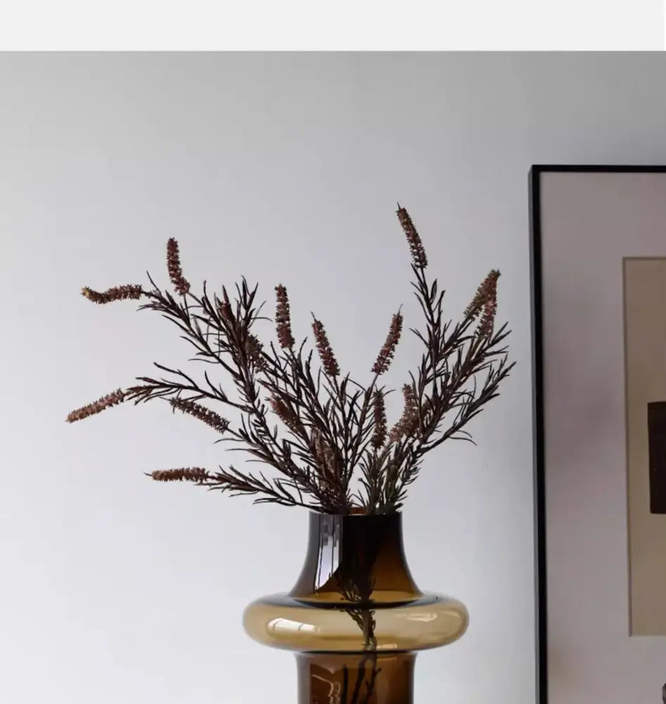 Artisan Glass Vase Elegant Decor