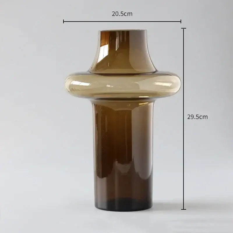Artisan Glass Vase Elegant Decor