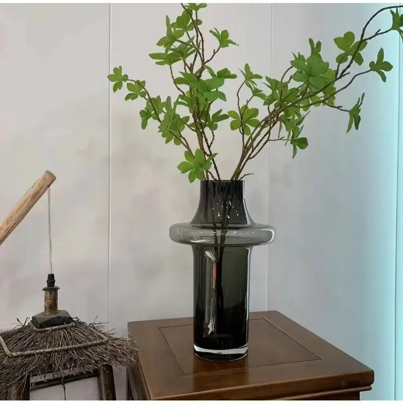 Artisan Glass Vase Elegant Decor