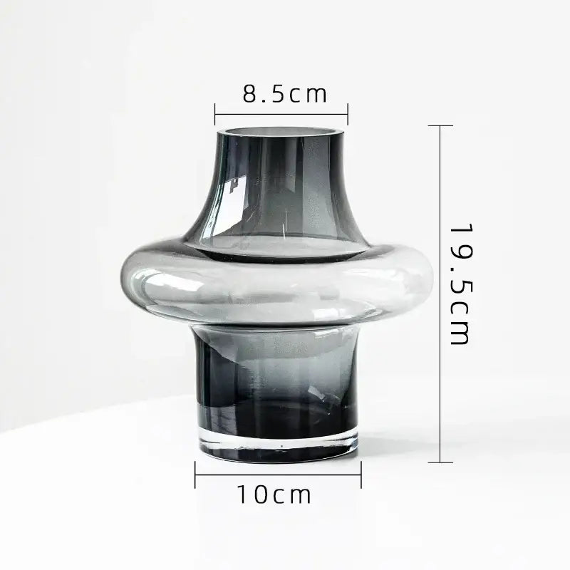Artisan Glass Vase Elegant Decor