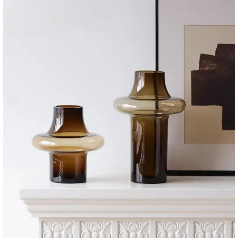 Artisan Glass Vase Elegant Decor