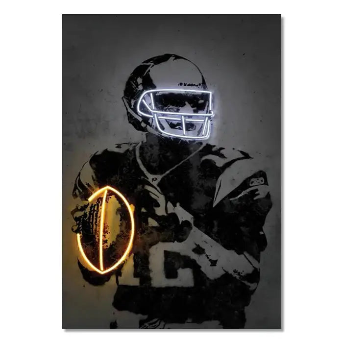 Athlete Pop Art Canvas Prints