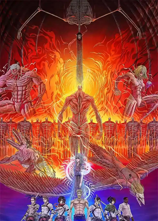 Attack on Titan Anime Poster
