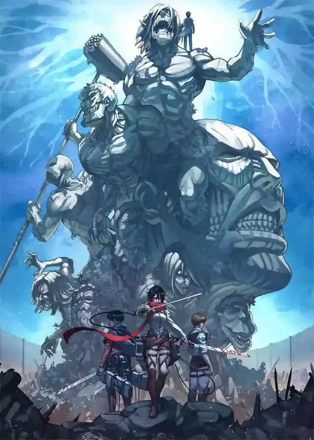 Attack on Titan Canvas Poster Art