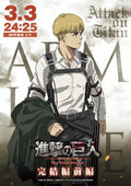 Decorbites™ attack on titan final season poster featuring a blonde anime character with tactical harness and green coat