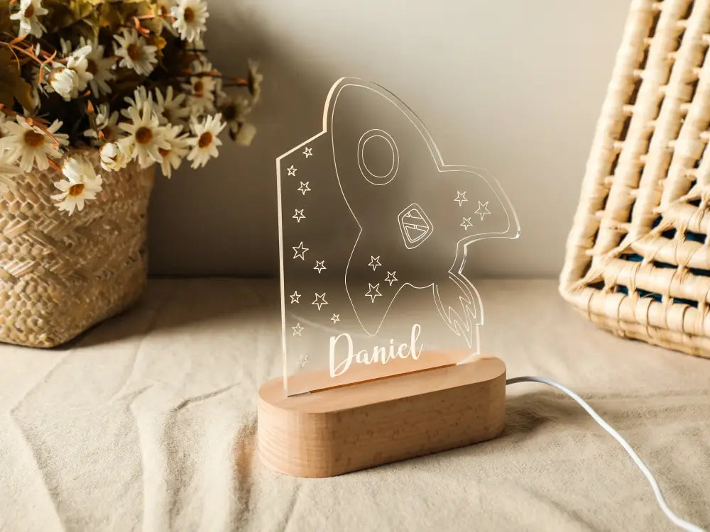 Baby Night Light Personalized Lamp