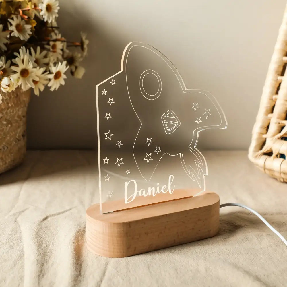 Baby Night Light Personalized Lamp