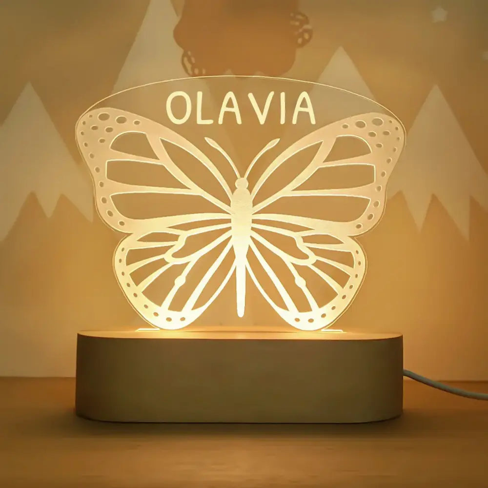 Baby Night Light Personalized Lamp