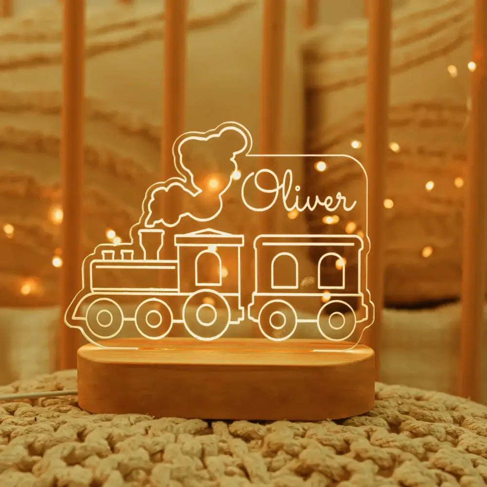 Baby Night Light Personalized Lamp