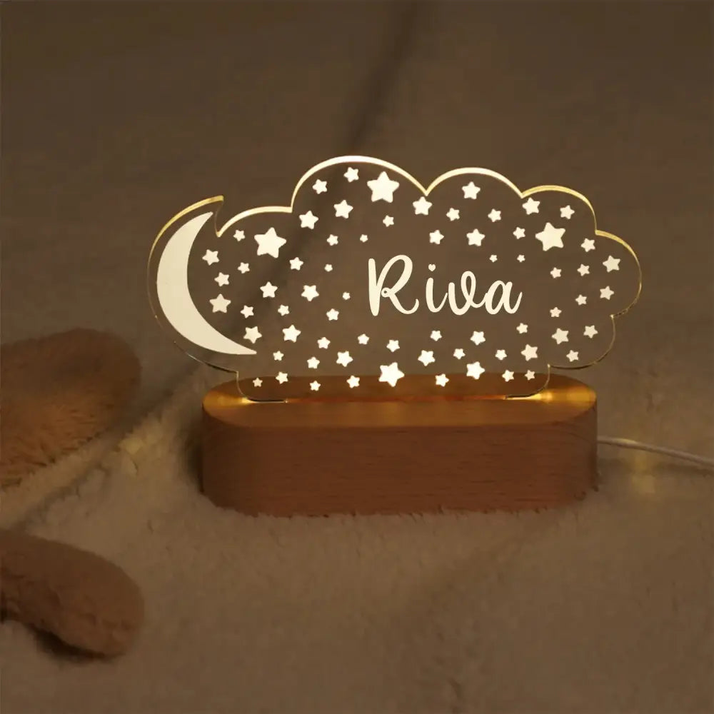 Baby Night Light Personalized Lamp