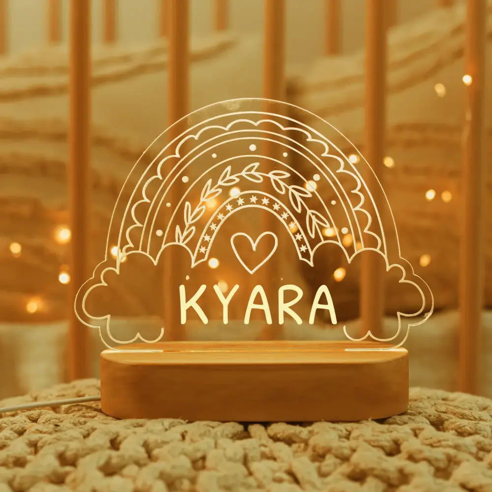 Baby Night Light Personalized Lamp