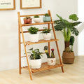 Bamboo Plant Shelf 3 Tier Stand