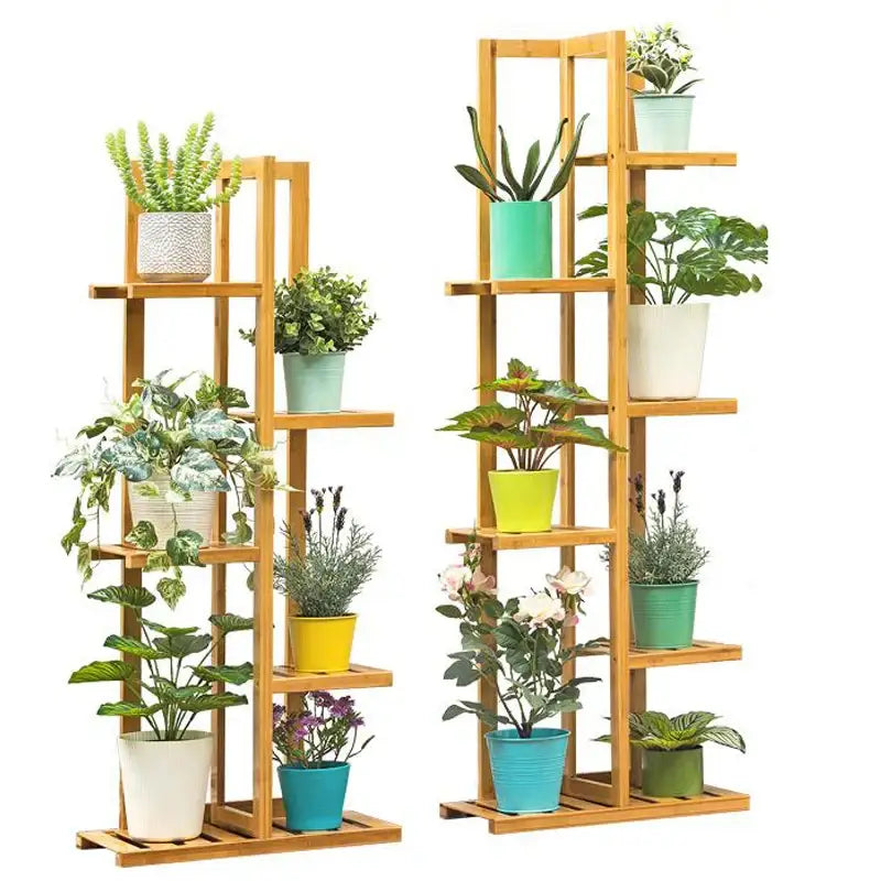 Bamboo Plant Stand 6-Tier Display