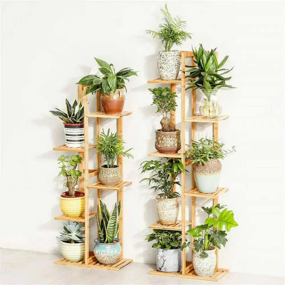 Bamboo Plant Stand 6-Tier Display