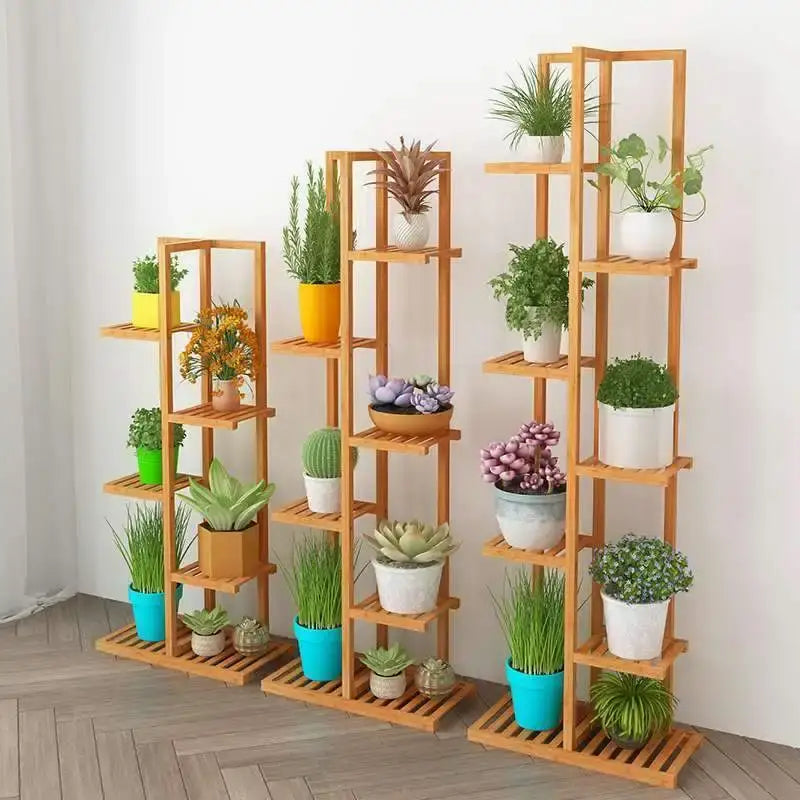 Bamboo Plant Stand 6-Tier Display
