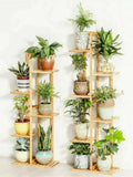 Bamboo Plant Stand 6-Tier Display