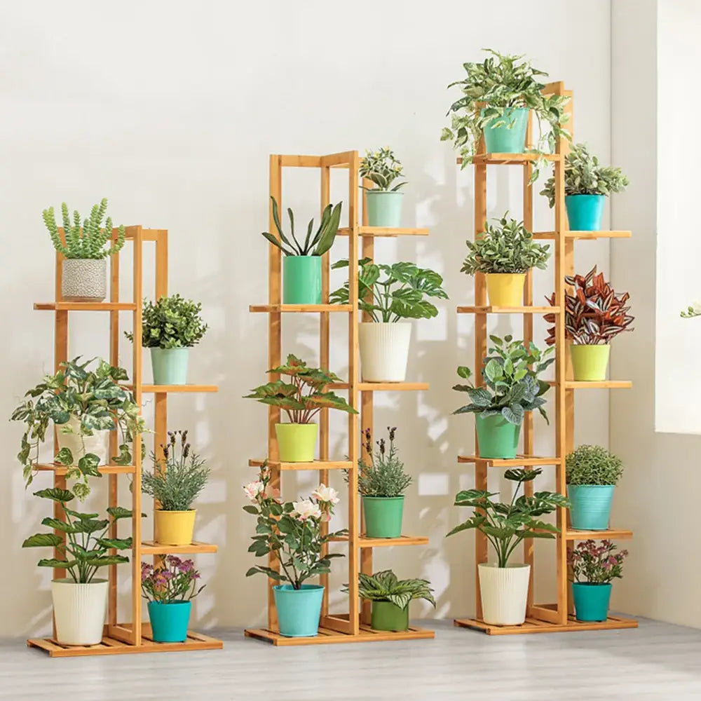 Bamboo Plant Stand 6-Tier Display