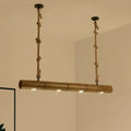 Bamboo Tube Farmhouse Pendant Lighting