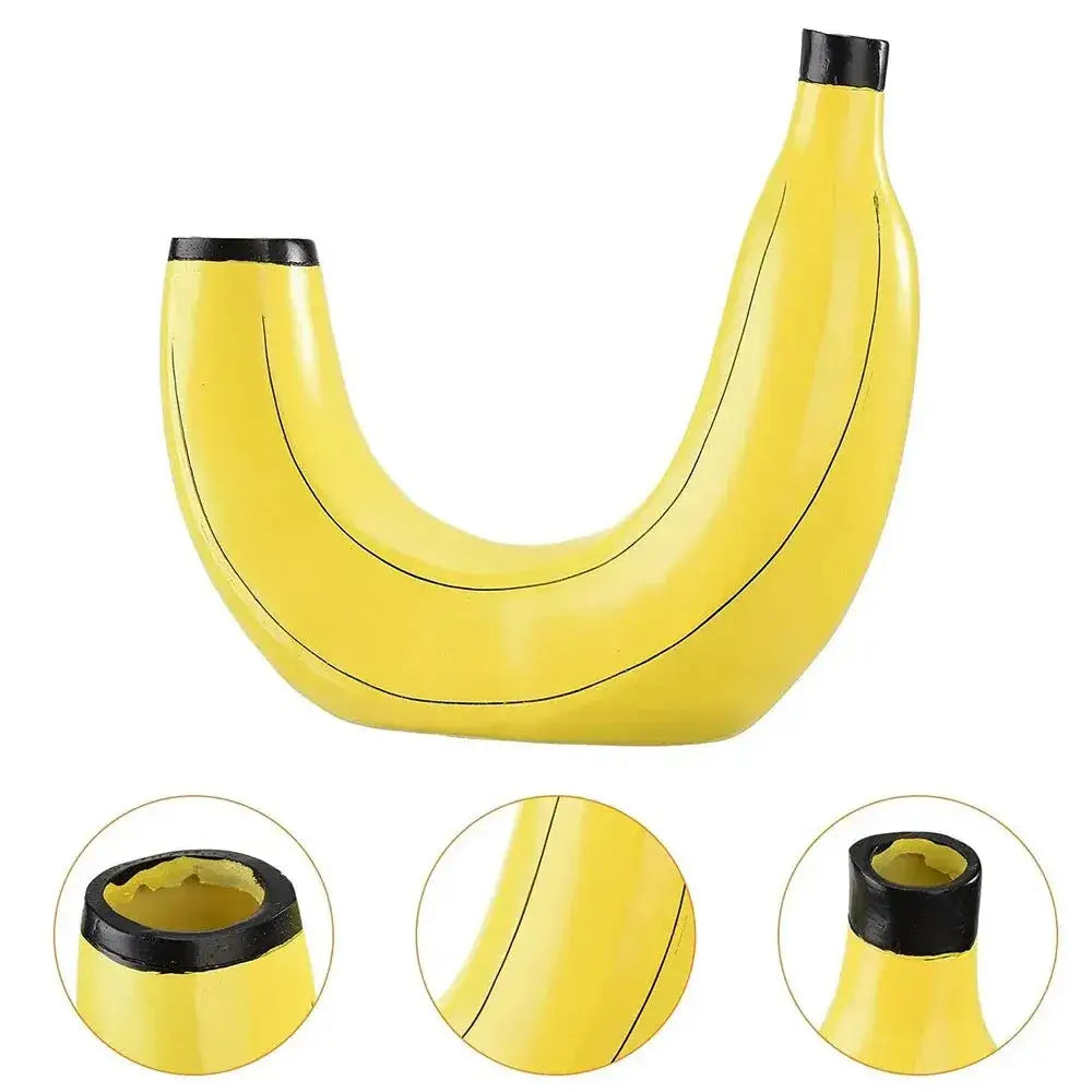 Banana Shape Resin Flower Vase