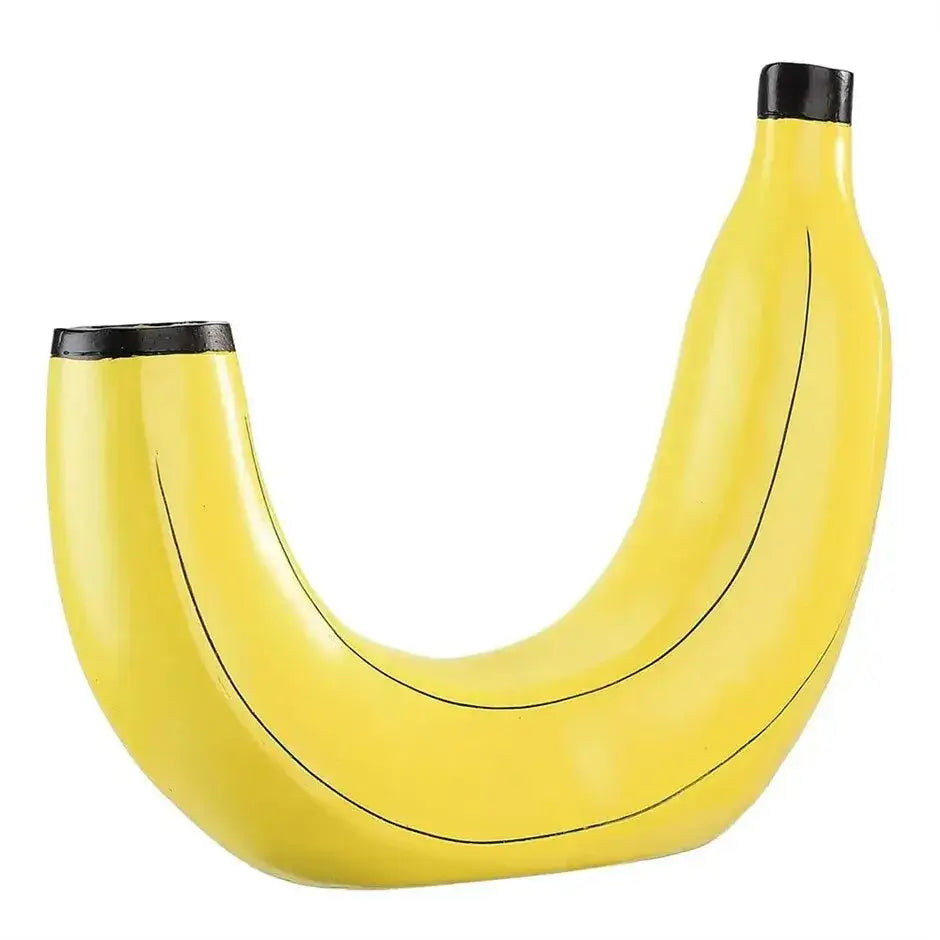 Banana Shape Resin Flower Vase