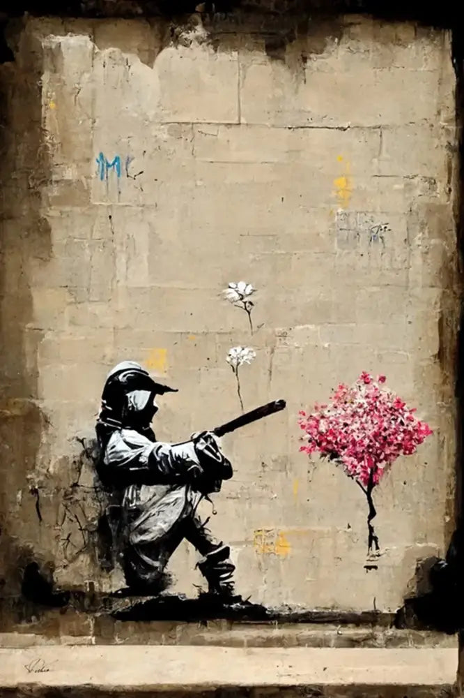 Banksy Canvas Wall Art Decor
