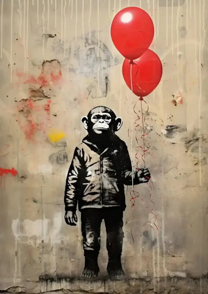 Banksy Canvas Wall Art Decor