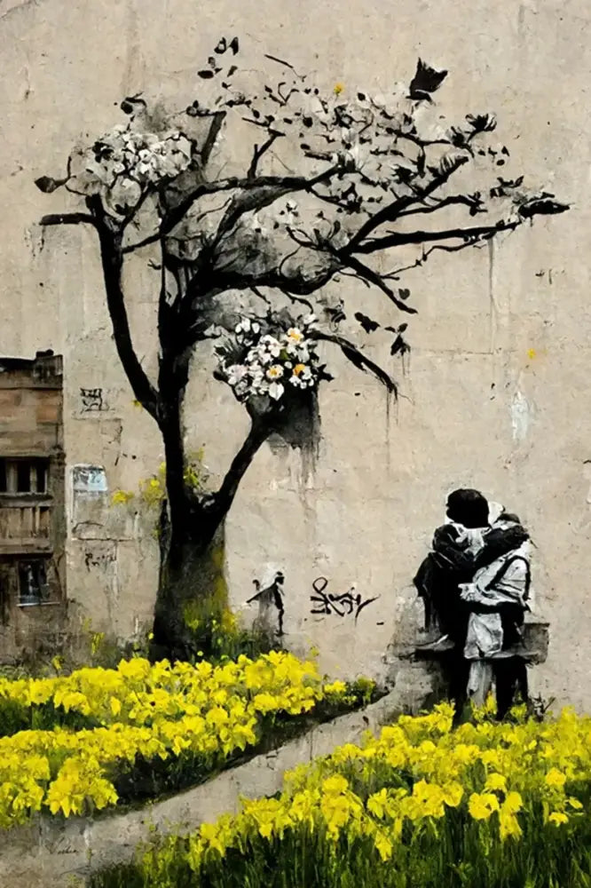 Banksy Canvas Wall Art Decor