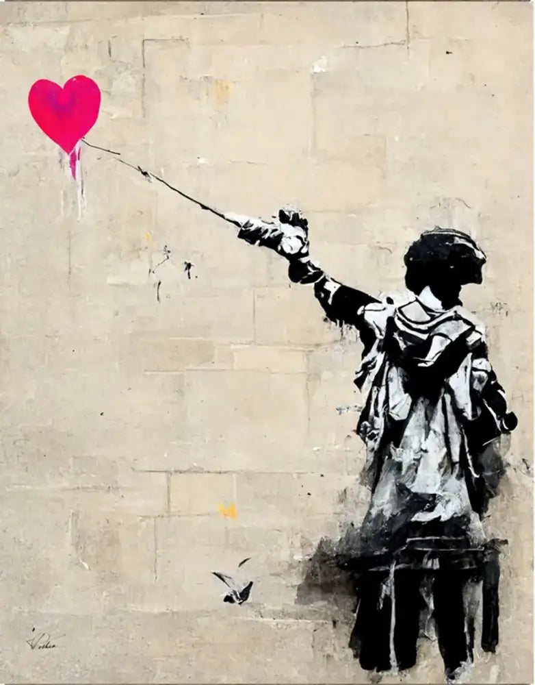 Banksy Canvas Wall Art Decor