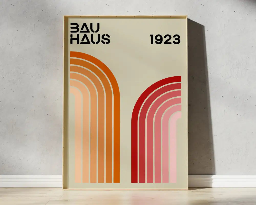 Bauhaus Geometric Canvas Art Prints