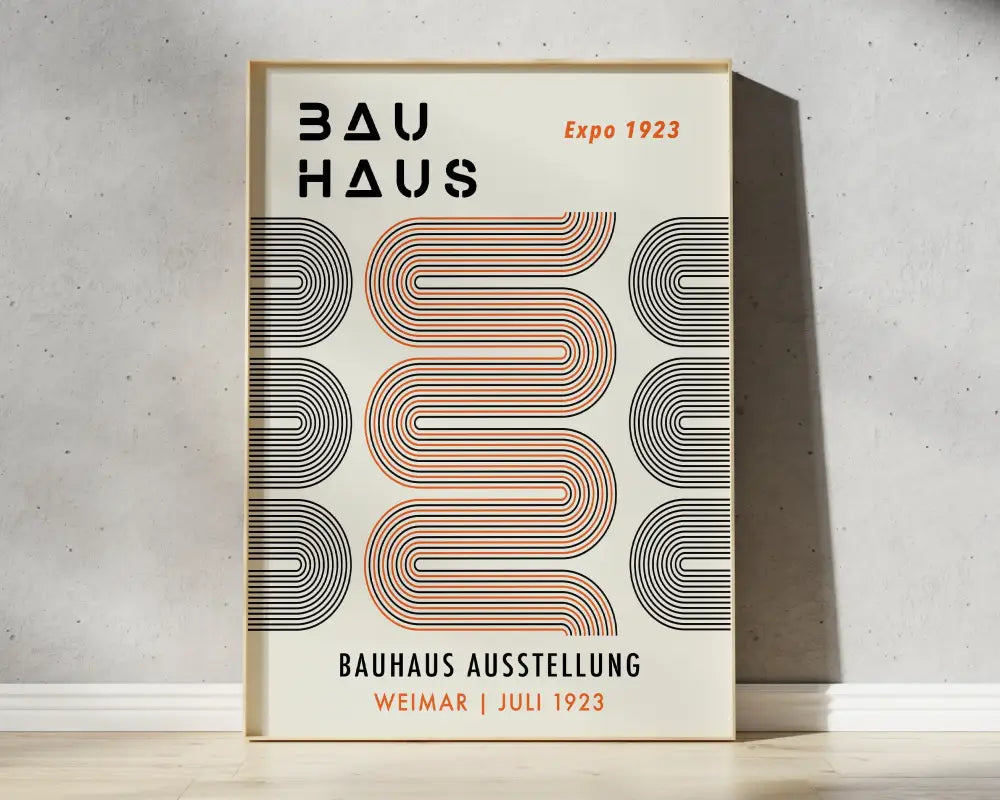 Bauhaus Geometric Canvas Art Prints