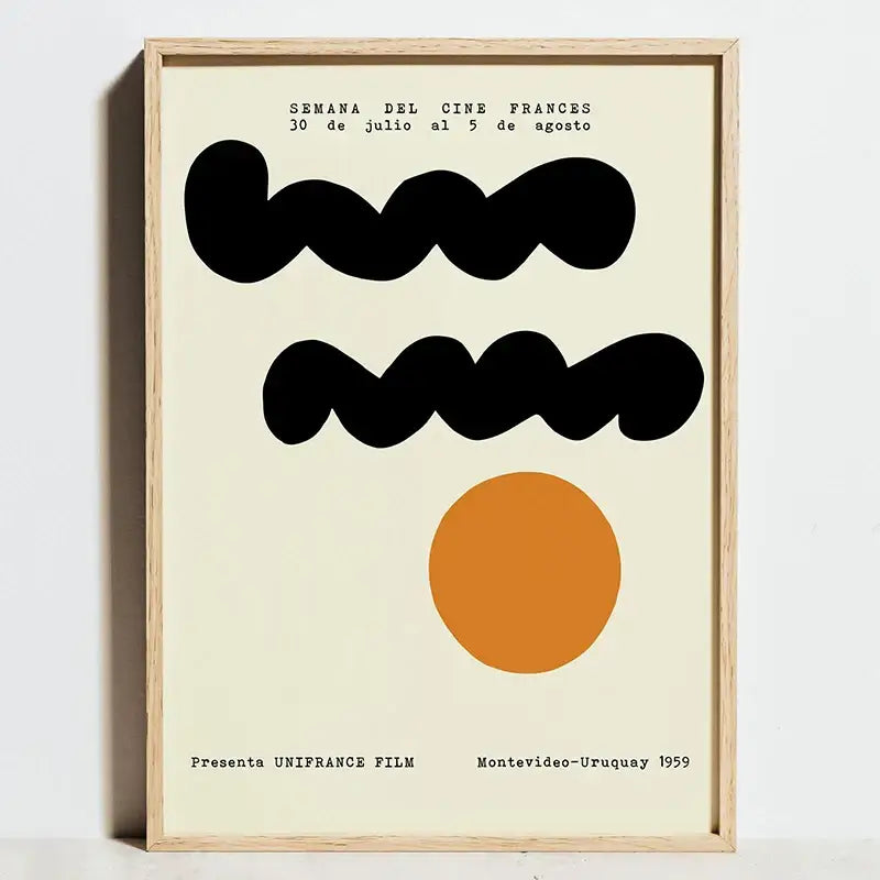 Bauhaus Geometric Exhibition Canvas Art