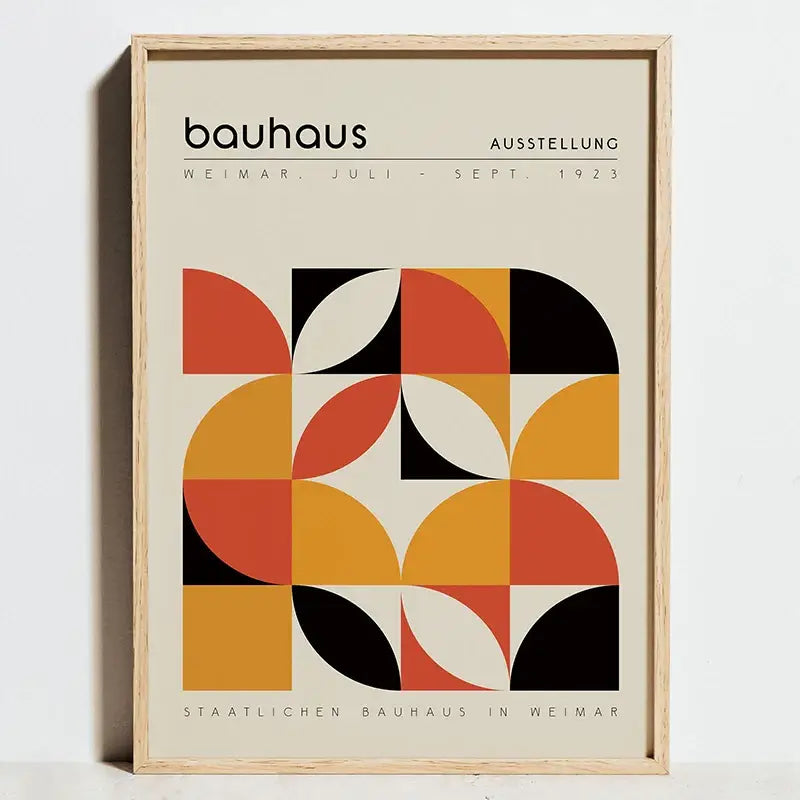 Bauhaus Geometric Exhibition Wall Art